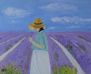 Yumiko in Lavender field - Provence